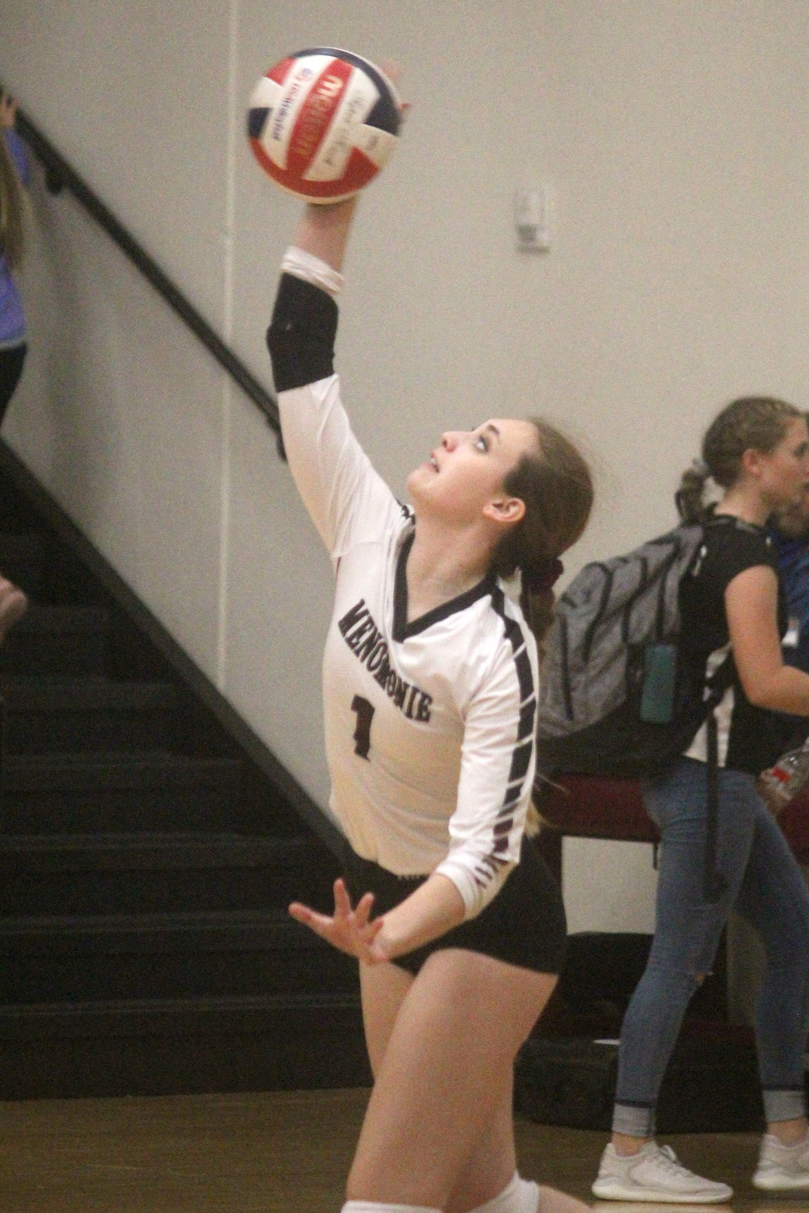 Chippewa Falls at Menomonie volleyball 9-12-19